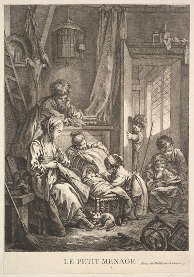 The Small Household by Jacques Gabriel Huquier