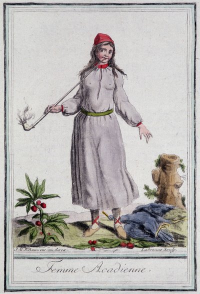 Acadian woman - in 