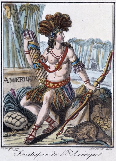 Frontispiece of America - in 