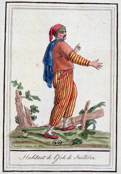 Man of the Island of Santorini by Jacques Grasset de Saint Sauveur