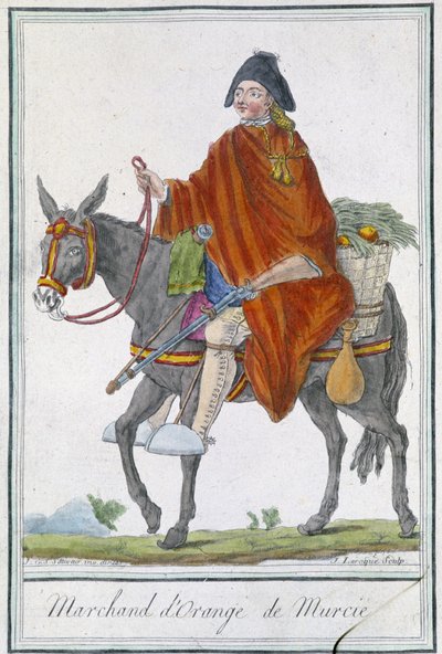 Orange Merchant of Murcia (Spain) - in 