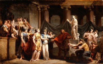 The Temple of the Liberal Arts, with the City of Bern and Minerva, 1779 by Jacques Henri Sablet