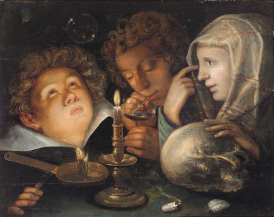 A Vanitas Allegory, Homo Bulla Est by Jacques II de Gheyn