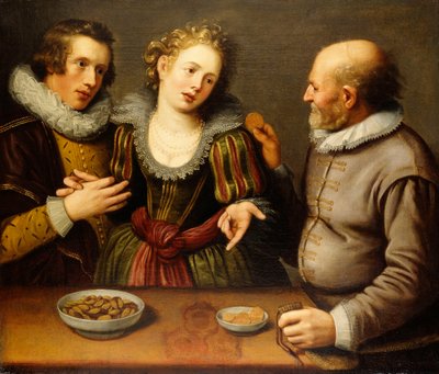 An Allegory of Unequal Love by Jacques II de Gheyn
