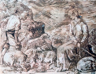 Hippocrates and Democritus by Jacques II de Gheyn