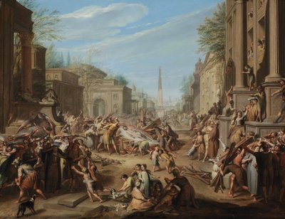 The Turmoils in Rome after the Death of Caesar by Jacques Ignatius de Roore