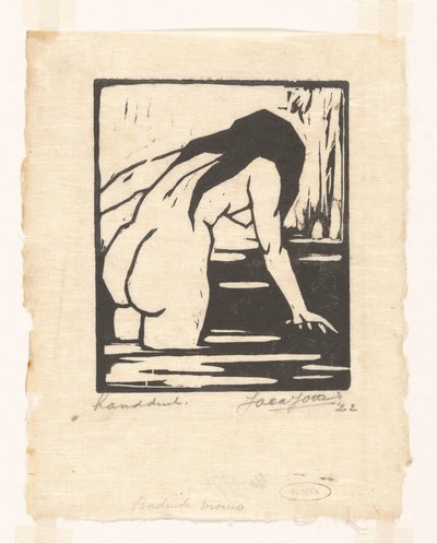 Bathing Woman by Jacques Jeichienus Ottens (signed by artist)