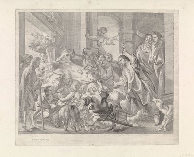 Christ Expels the Merchants from the Temple by Jacques Jordaens