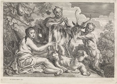 The Child Jupiter Fed by the Goat Amalthea by Jacques Jordaens