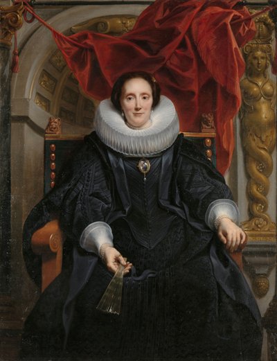 Portraits of Rogier Le Witer and his Wife, Catharina Behaghel by Jacques Jordaens