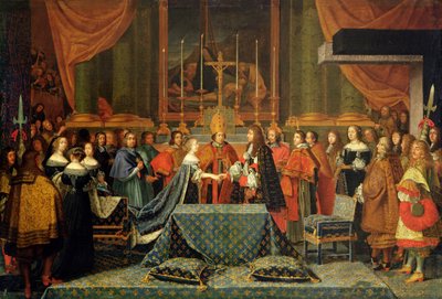 Celebration of the Marriage of Louis XIV and Maria Theresa of Austria, 9th June 1660 by Jacques Laumosnier