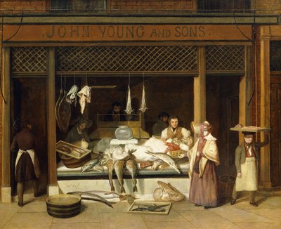 John Young and Sons, the Fishmongers by Jacques Laurent Agasse