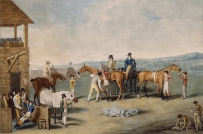 A Pair: Preparing to Start, London January 20th 1803 by Jacques Laurent after Agasse