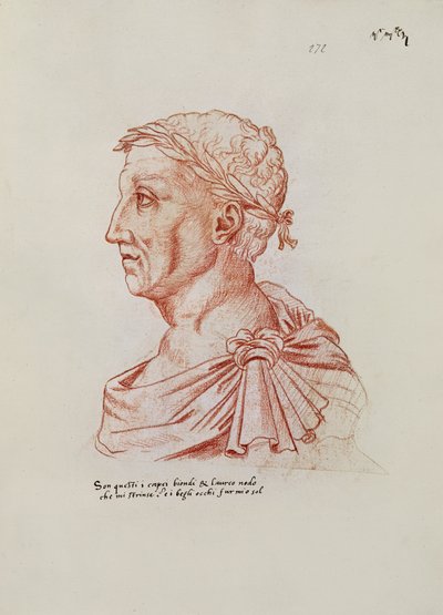 Ms.266 fol.271 v Petrarch (1304-74), from 