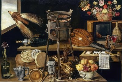 The Five Senses and the Four Elements. 1627 by Jacques Linard
