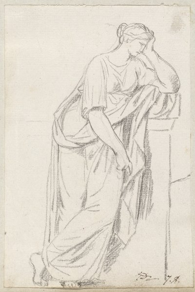 A Muse from the Sarcophagus of the Muses by Jacques Louis David