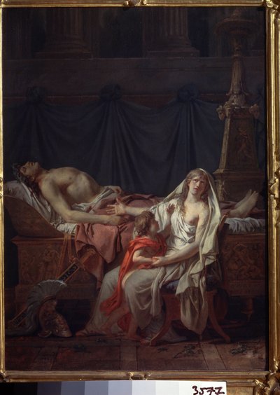 Andromache Mourns Hector by Jacques Louis David