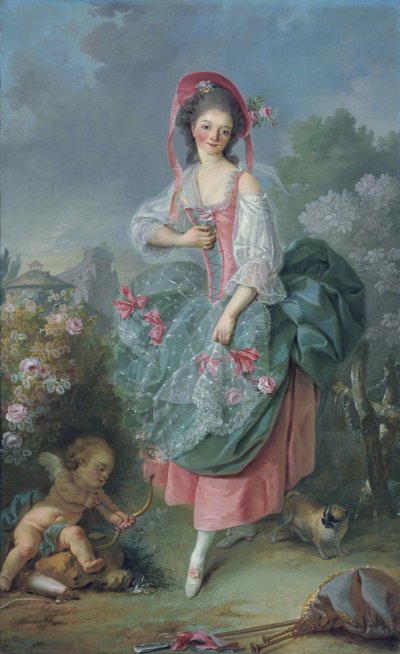 Ballerina Marie-Madeleine Guimard as Terpsichore by Jacques Louis David