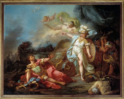 Battle of Minerva against Mars by Jacques Louis David