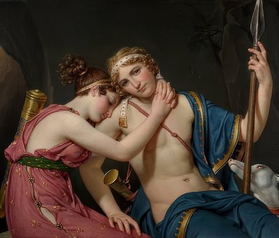 The Departure of Telemachus from Eucharis by Jacques Louis David