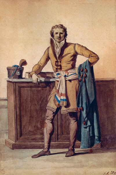 Inside Attire of French Citizen by Jacques Louis David