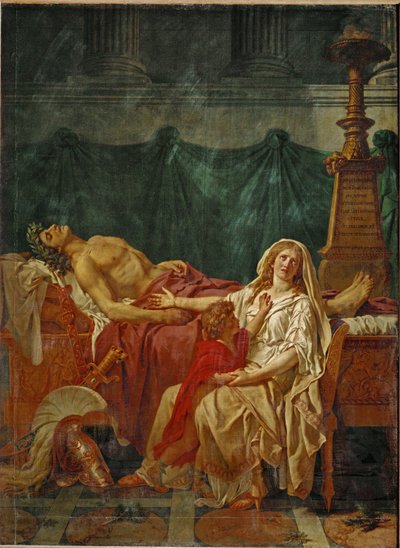 The Sorrow of Andromache by Jacques Louis David