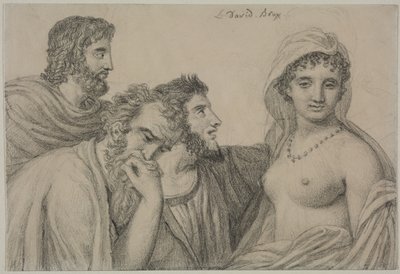 Phryné before the Judges by Jacques Louis David