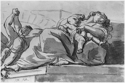 Plague Episode by Jacques Louis David