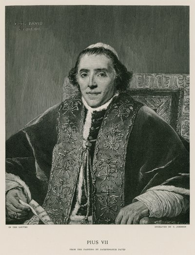 Pope Pius VII by Jacques Louis David