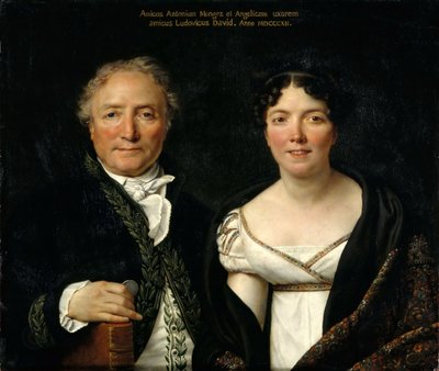 Portrait of Antoine and Angélique Mongez by Jacques Louis David