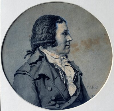 Portrait of Edmond Louis Dubois de Crance, Minister of War by Jacques Louis David
