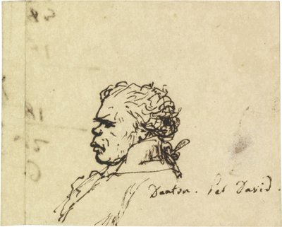 Portrait of Georges Jacques Danton, 1759-1794 by Jacques Louis David