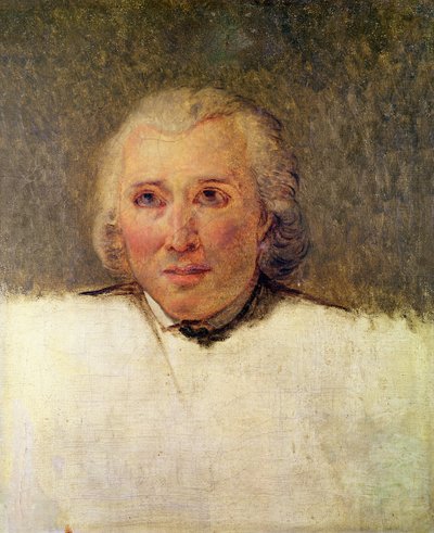 Portrait of Henri Gregoire, study for the Tennis Court Oath by Jacques Louis David