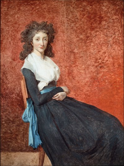 Portrait of Madame Charles Louis Trudaine by Jacques Louis David