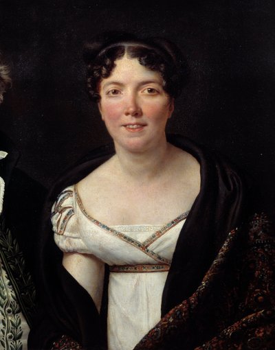 Portrait of Madame Mongez (1775-1855), Wife of Archeologist Mongez (Detail) by Jacques Louis David