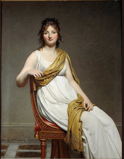 Portrait of Madame Raymond de Verninac by Jacques Louis David