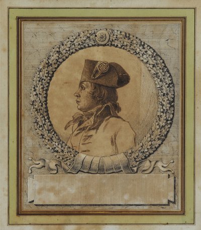 Portrait of Philippe-François-Joseph Le Bas, c. 1793 by Jacques Louis David