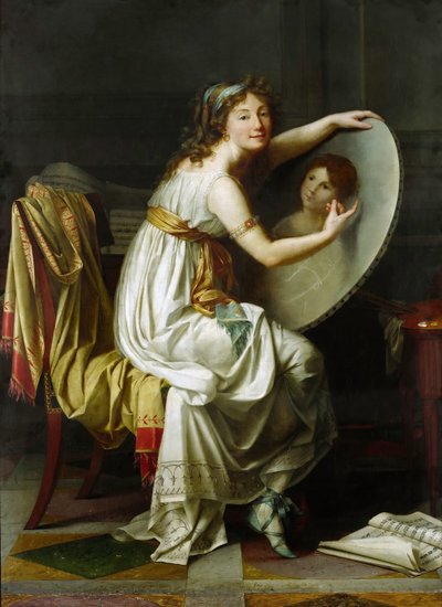 Portrait of Rose Adélaïde Ducreux, c. 1800 by Jacques Louis David