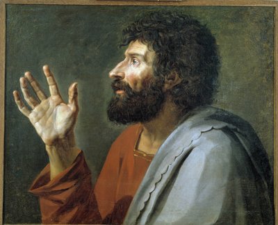 Portrait of a Man with a Hand in the Air by Jacques Louis David