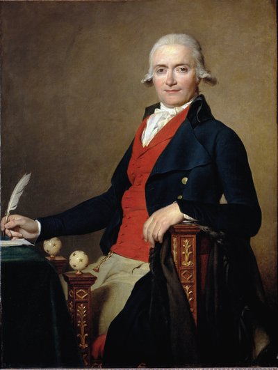 Portrait of the Minister Gaspard Meyer by Jacques Louis David