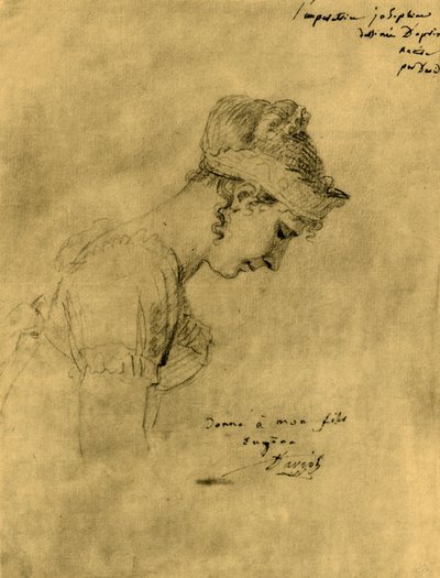 Sketch of Josephine at Napoleon