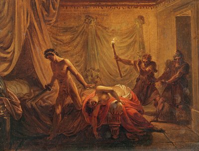 The Death of Cleonice by Jacques Louis David