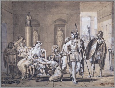 The Departure of Hector by Jacques Louis David