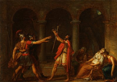 The Oath of the Horatii Study, 1784 by Jacques Louis David
