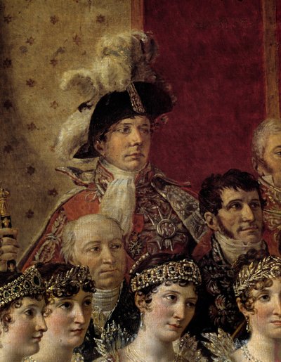 The Rite of Napoleon (detail) by Jacques Louis David