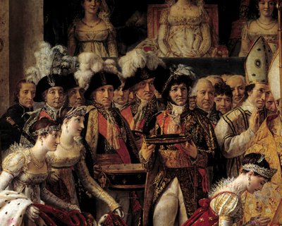 The Rite of Napoleon (Detail) by Jacques Louis David
