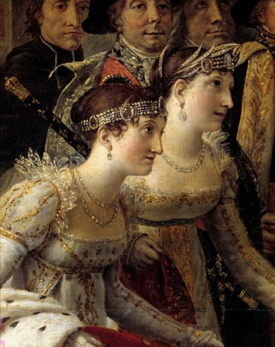 The Rite of Napoleon (detail) by Jacques Louis David