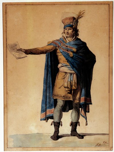 The Representative of the People in Office by Jacques Louis David