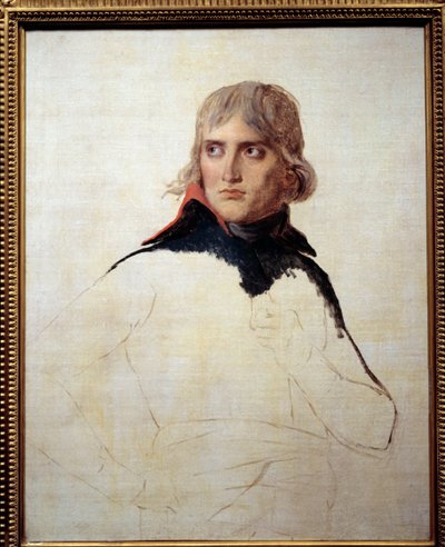 Unfinished Portrait of Napoleon Bonaparte by Jacques Louis David