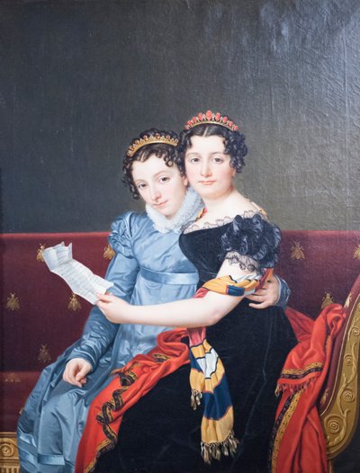 Zenaide and Charlotte Bonaparte by Jacques Louis David